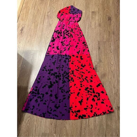 S/W/F Scarve Maxi Dress Opposites Attract  vacation wedding guests size S NWT - Picture 6 of 6